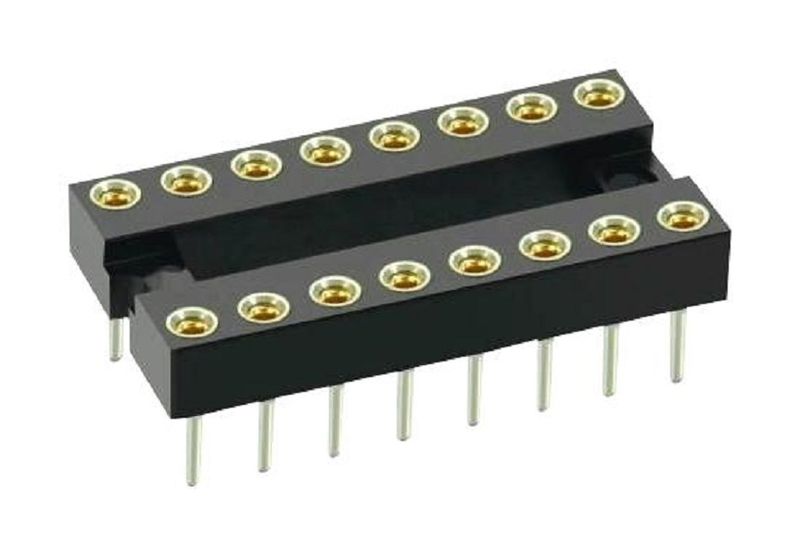 Harwin (D2828-42) IC &amp; Component Socket, 28 Contacts, DIP Socket, 2.54 mm