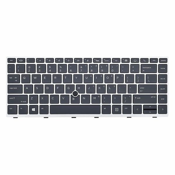Replacement Backlit Keyboard for HP EliteBook 840 G5 G6 745 G5 G6 zBook 14u