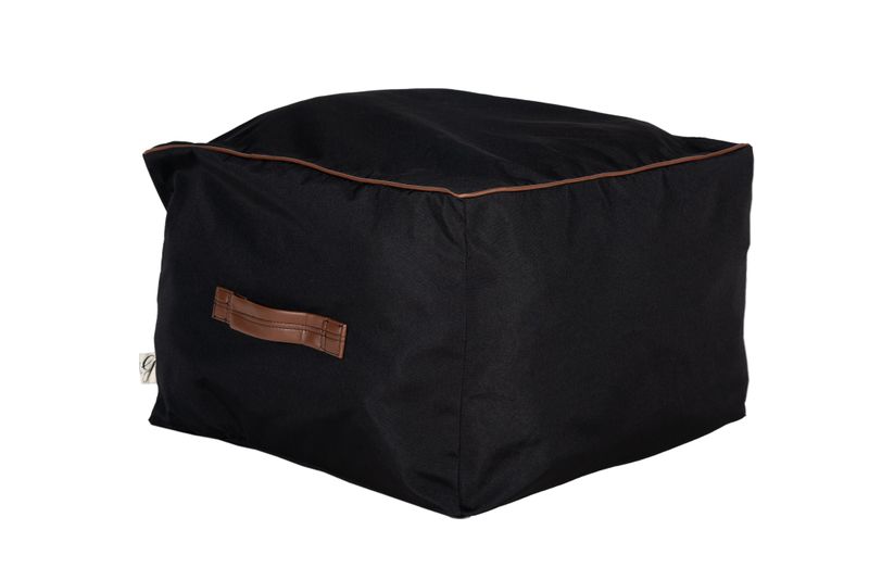 Storage Pouffe/ Ottoman/ Decor - Black