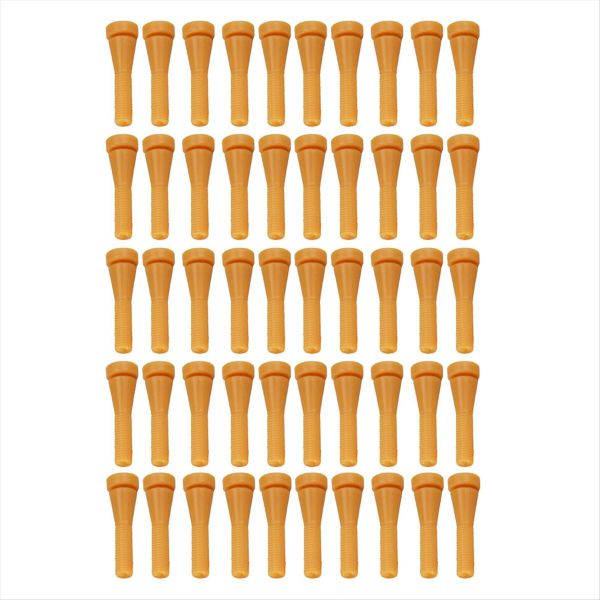 50Pcs Chicken Plucker Fingers Poultry Feather Plucking Picker Yellow