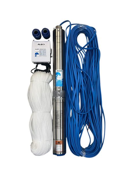Algo 0.55kW 70m Submersible Borehole Pump Combo Kit