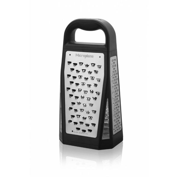 Microplane Stainless Steel Elite 5 Blade 4 Sided Box Grater