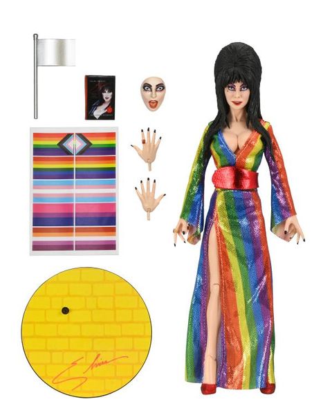 Elvira Over The Rainbow Elvira 8 Inch Clothed Figure