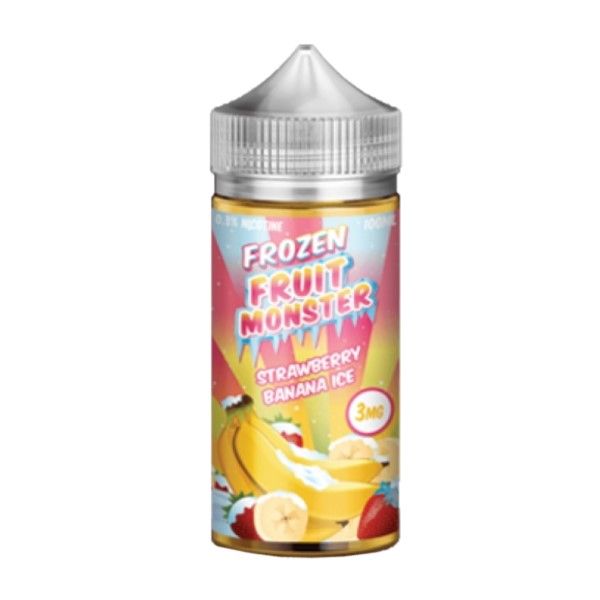 Fruit Monster Frozen Strawberry Banana 3mg Vape Liquid - 100ml