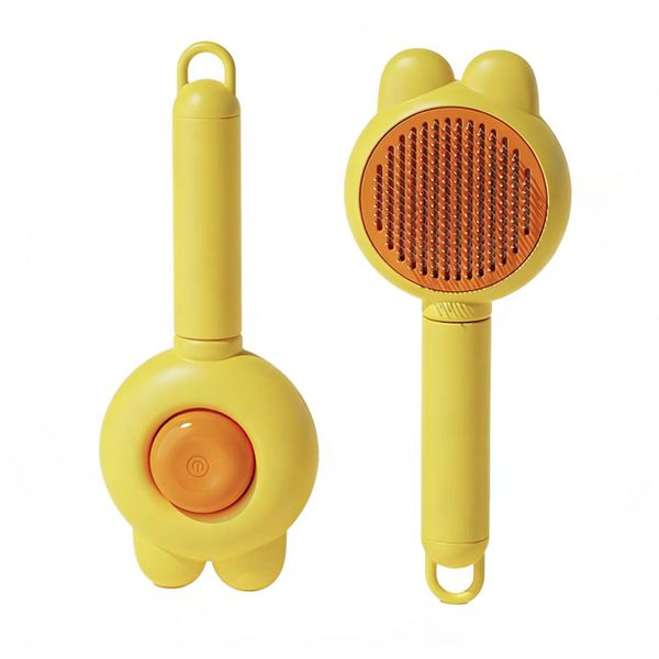 Self-Cleaning Pet Massage Brush - Universal for Cats and Dogs