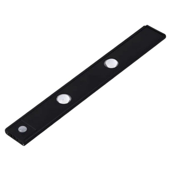 LED Self-Adhesive Light With Motion Sensor - Black