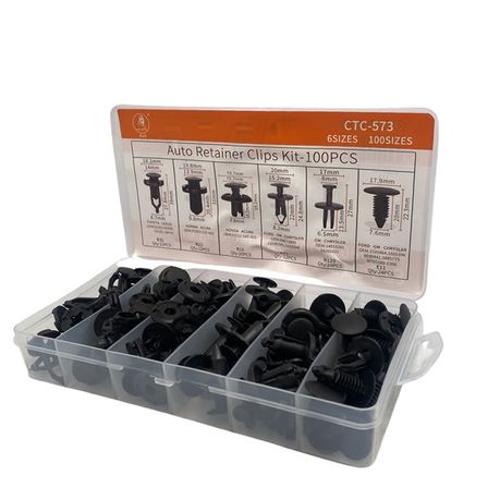 100 Pieces Auto Retainer Clips Kit CTC-573, Shop Today. Get it Tomorrow!