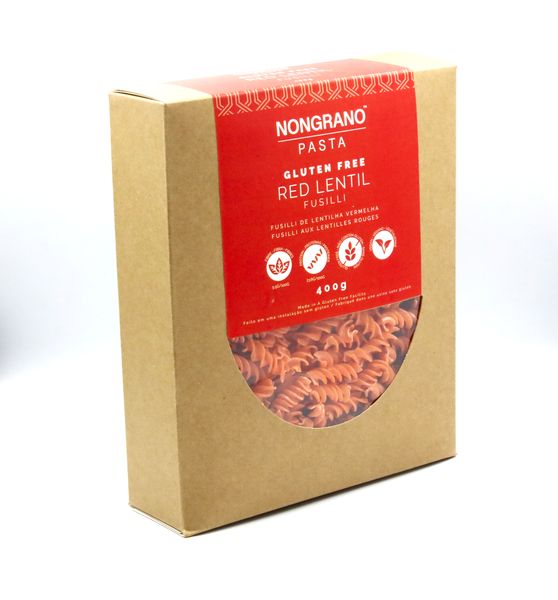 Nongrano Red Lentil Fusilli (Gluten Free) - 400g