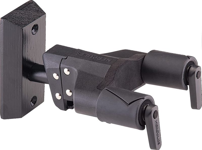 Hercules GSP38WBKPLUS Auto Grip Universal Guitar Hanger for Wall Mounting