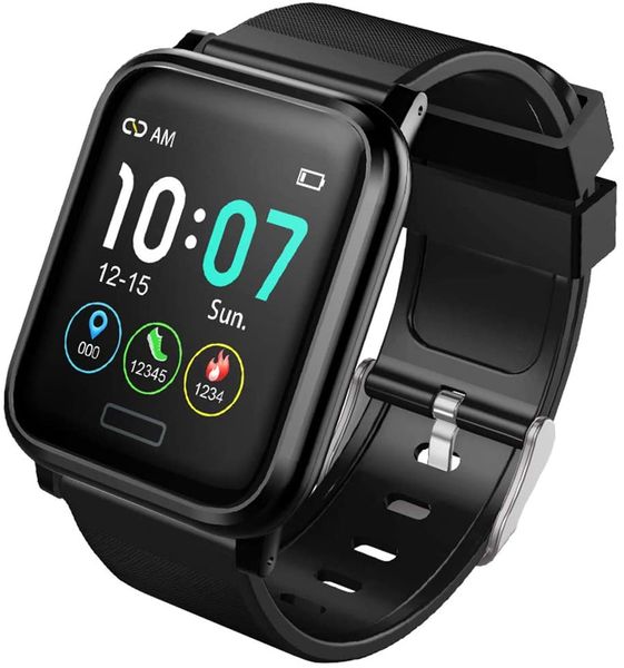 B1 Smartwatch &amp; Fitness Tracker - Black