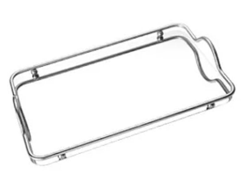 Luxury Mirror Finished Rectangular Metal Serving/Decorative Tray