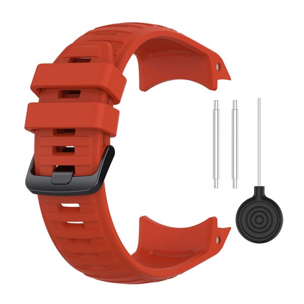 Silicone Strap For Garmin Instinct 2X-Red
