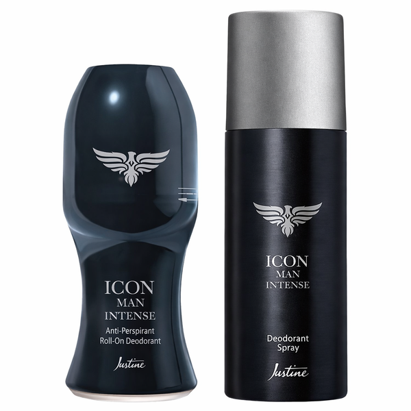 Icon Man Intense Deodorant Spray &amp; Roll On Set