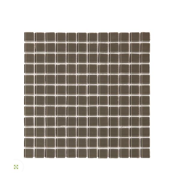 Decor Tiles - Dove Grey Glass 23x23mm