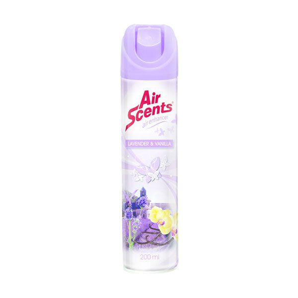 Air Scents Aerosol Air Enhancer Lavender & Vanilla (6 x 200ml) Shop