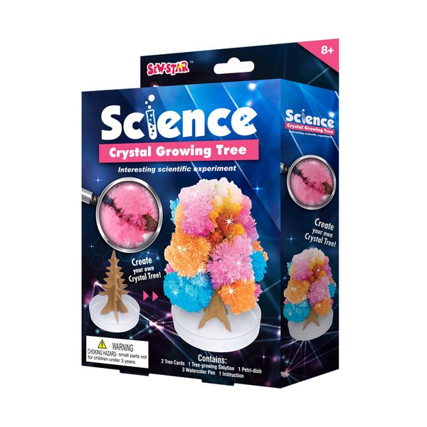 Sew-Star Kids DIY Science Crystal Growing Tree Kit