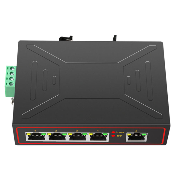 5Ports 100M Industrial Network Switch RJ45 Hub Internet Splitter RJ45