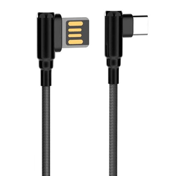 2.4A 1m Double Sided USB-A to TypeC Data Cable LS421