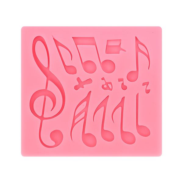 Mini Musical Silicone Cake Mold - Pink