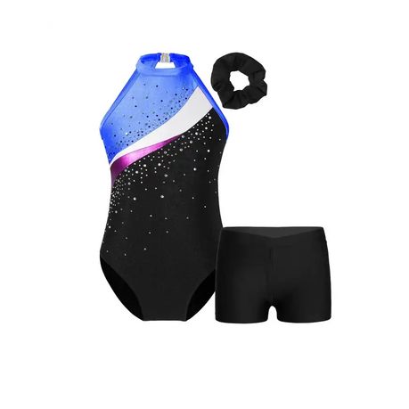 Black Leotards & Dance Shorts