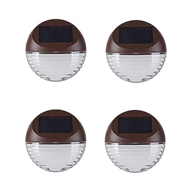 Rechargeable Solar LED Light Lamp Outdoor Waterproof - Pack of 4