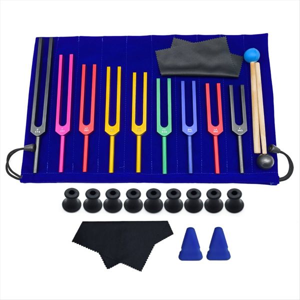 Tuning Forks For Therapy Voice Therapy With Cleaning Cloth Base