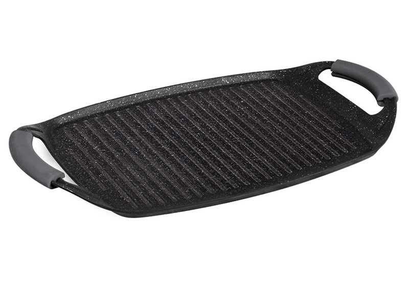 Berlinger Haus 47cm Marble Coating Gill Plate - Carbon Pro Edition