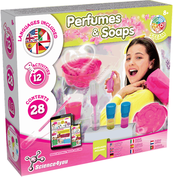 Science4you Perfume &amp; Soap Kit - Make Your Own Fragrances &amp; Soaps, Ages 8+