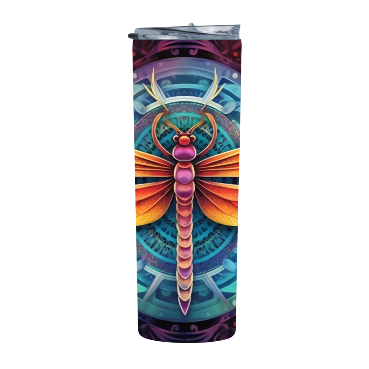 Centre Circle Dragonfly 100 20 Oz Straight Skinny Tumbler 203 | Shop ...