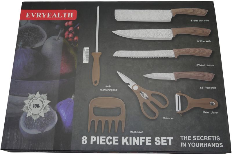 Casey Silver-Brown Universal Knife Set