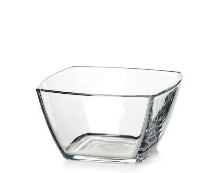 Bowl 6pc set 125X125mm Glass Square Tokio 53056