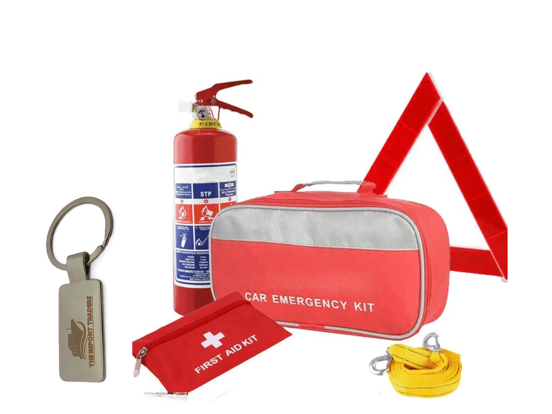 Portable Emergency Car Kit With TIT Keychain