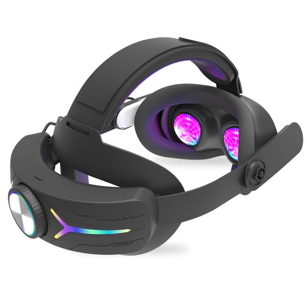 RGB Gaming VR Headset with 12000mAh Battery, 6-8 Hours Playtime