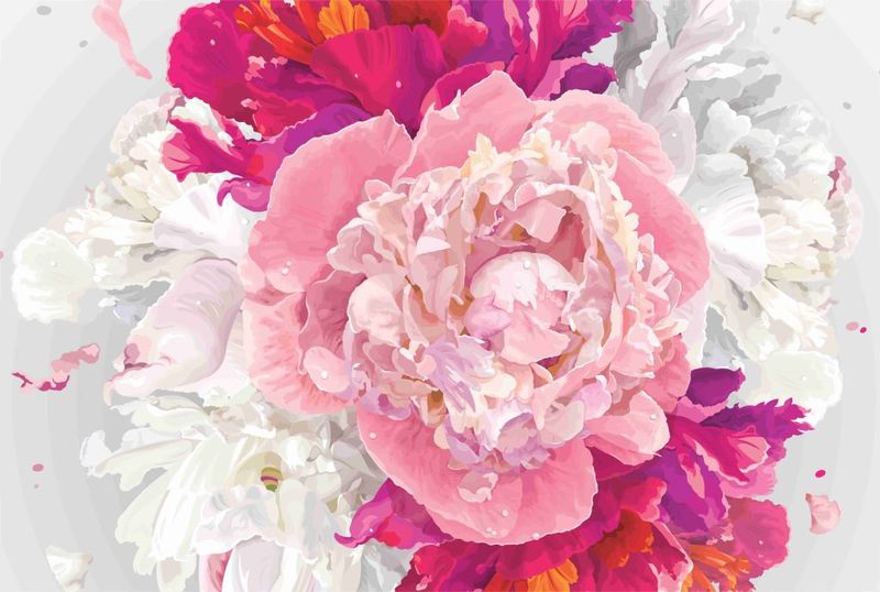 Laptop Skin Painted Flours