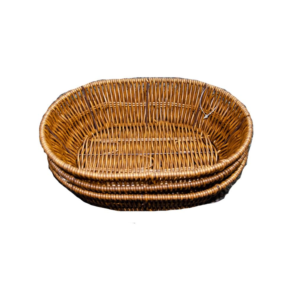 3-Piece Oval Shaped Wicker Basket Set | Shop Today. Get it Tomorrow ...