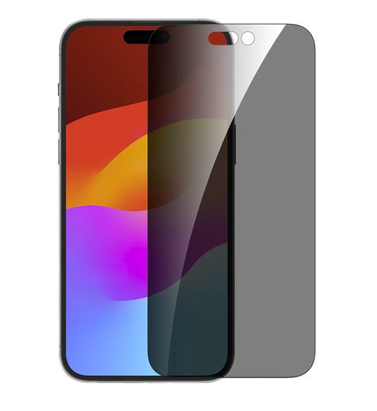 Rockymile Privacy Tempered Glass Screen Protector For iPhone Series 15