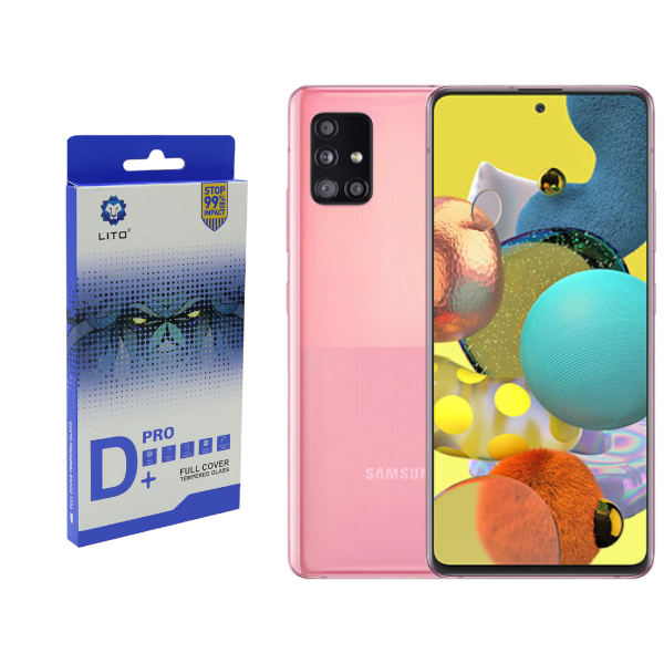 LITO D+ Full Coverage Tempered Glass Screen Protector For Samsung A54