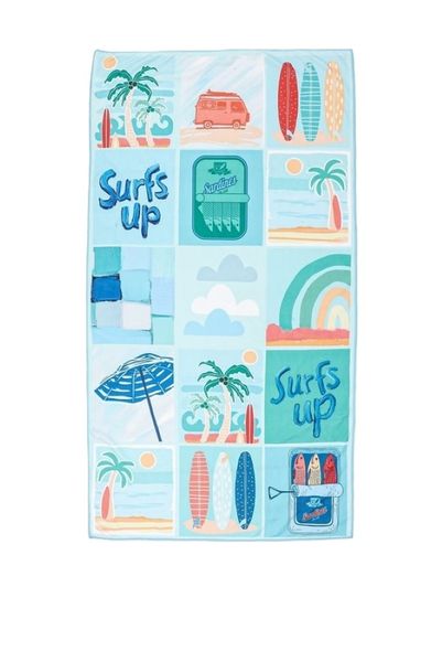Surfs Up Beach Towel, 70x130cm