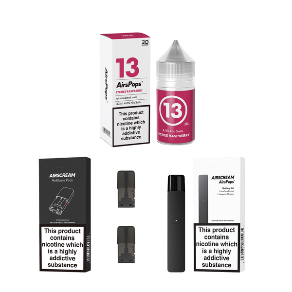 Airspops Battery Set Bundle - Lychee Raspberry