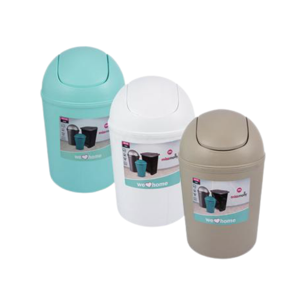 SD Homeware- Swing Lid Waste Paper Baskets- Pack Of 3
