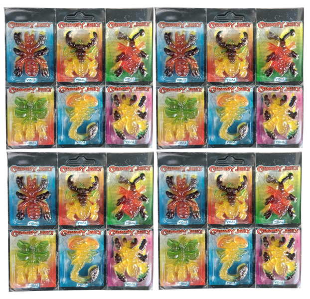 Vidal Creepy Jelly Candies 11g Bulk Pack x 24