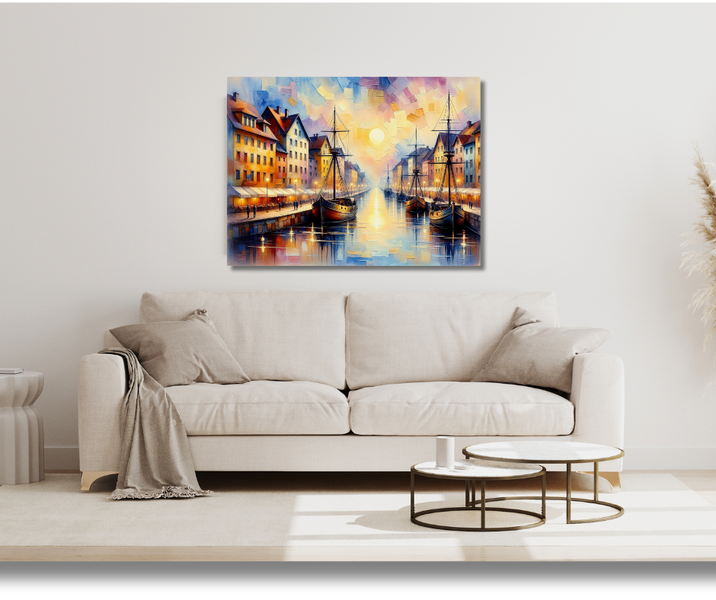 Canvas Wall Art -Boat Serenity