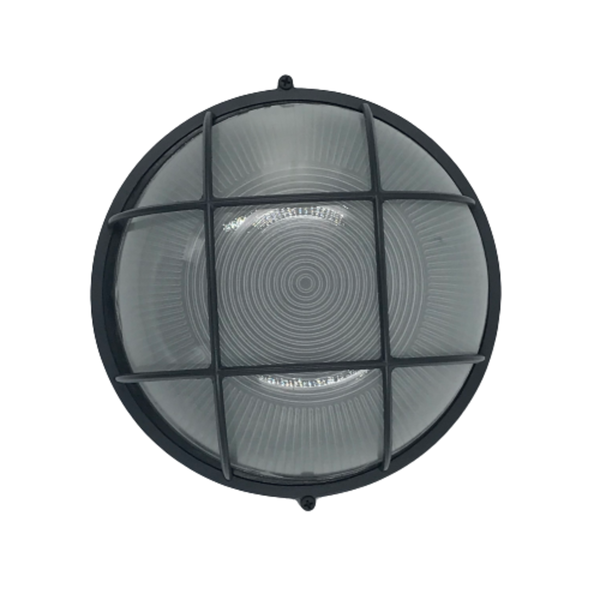 Teempeest Outdoor Wall Light with Black Cage