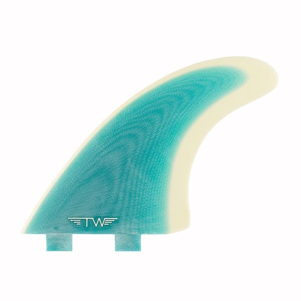 Captain Fin Tyler Warren Twin Esp TT Fin Turquoise