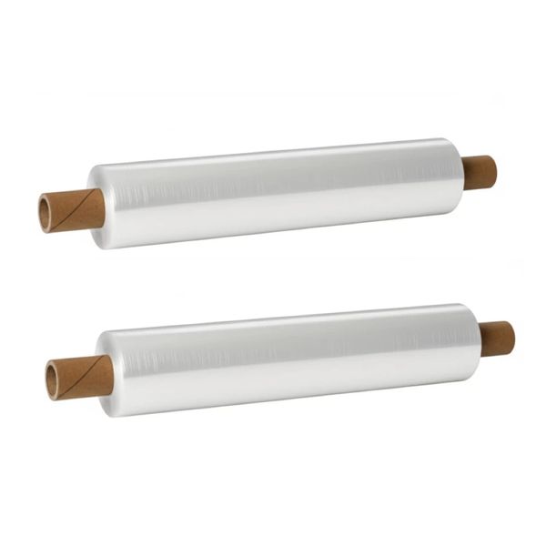 Plastic Stretchable Wrapping Roll - Clear 200m (Pack of 5)