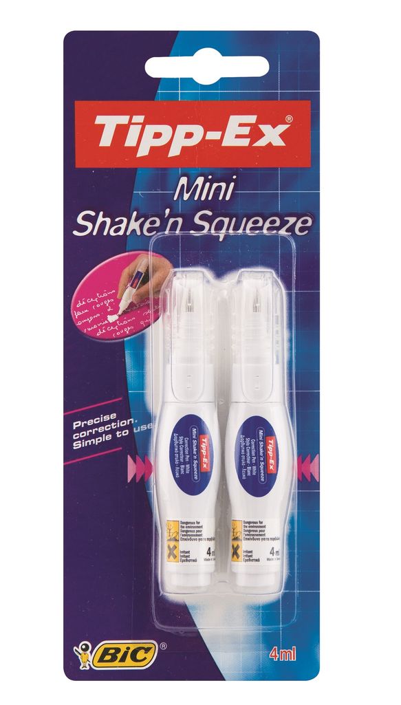 TIPP-EX SHAKE N' SQUEEZE 8 mL - Papeterie Michel