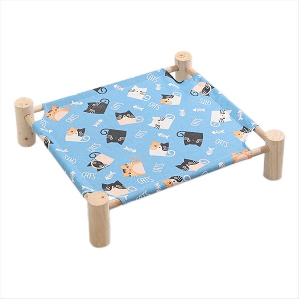 Cat And Dog Hammock Bed Wooden Cat Hammock Elevated Cooling Bed A