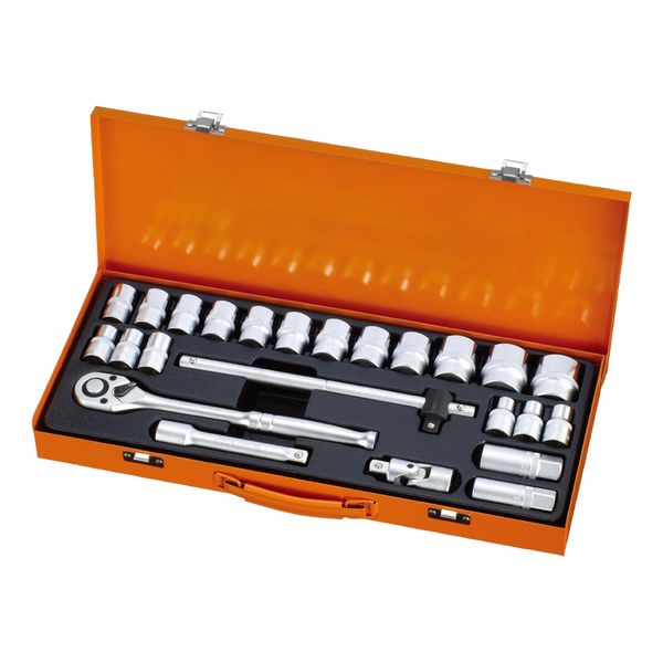 Q-Tech 25 Piece Socket Set 1/2