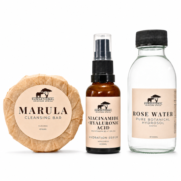 Sunsational Skincare Africa The Gentle Cleanse &amp; Hydrate Kit (3-Piece)