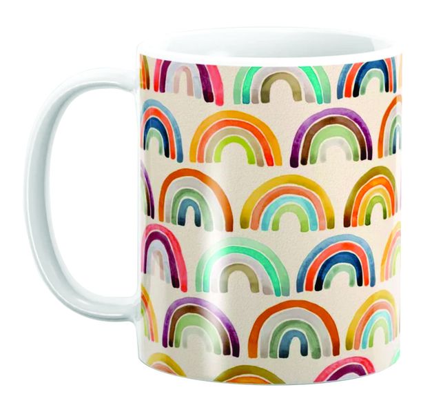 PepperSt Mug - Rainbow Watercolor